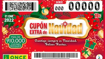 Cupón Extra Navidad de la ONCE: comprobar los resultados del sorteo de hoy, sábado 1 de enero