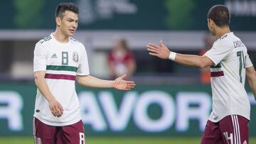 Hirving Lozano y Javier Hern&aacute;ndez, Selecci&oacute;n Mexicana