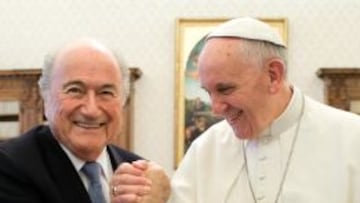 Blatter y el Papa Francisco