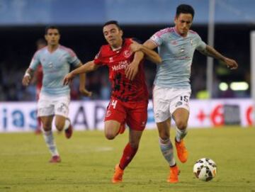 Iago Aspas y David Costas.