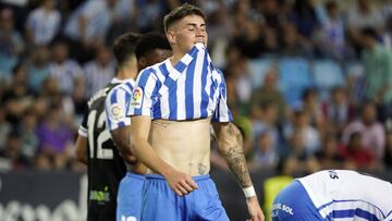 Roberro lamenta una ocasión fallada.