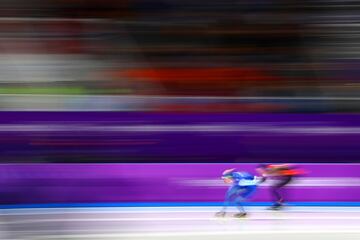 Norway's Sverre Lunde Pedersen and Canada's Ted-Jan Bloemen