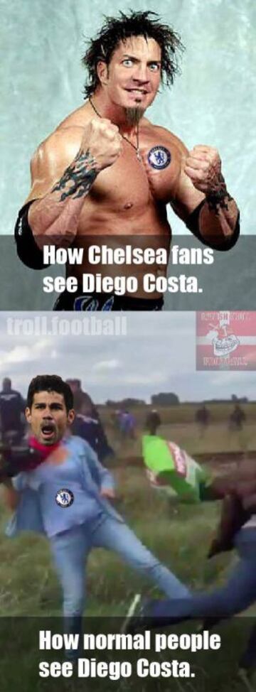 Los memes que 'destrozan' a Diego Costa