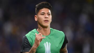 Carrascal volvió a entrenarse a la par de sus compañeros