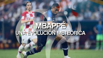 Mbappé, una evolución meteórica con Francia