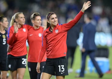 Alex Morgan jugar en el Olympique de Lyon