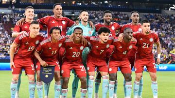 Selección Colombia en el amistoso ante Alemania