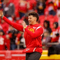 Patrick Mahomes practicó tras lesión de tobillo