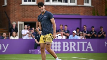 Duelo nacional en el debut de Alcaraz en Queen’s