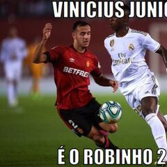 Vinicius y Courtois, protagonistas de los memes del sábado