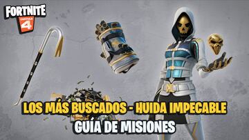 fortnite capitulo 4 temporada 1 evento los mas buscados misiones huida impecable