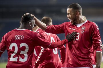 Los daneses se impusieron a los canaleros de cara al Mundial de Rusia. Aquí te dejamos las postales que dejó el partido celebrado en Dinamarca.