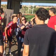 Ivana fue la única de La Roja que no se entrenó