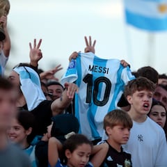 Algorfa enloquece con Messi y con los goles de Nico Paz