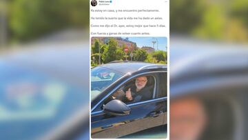 Pablo Laso recibe el alta