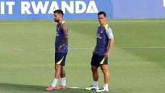 Raspadori ya se entrena con el Atlético