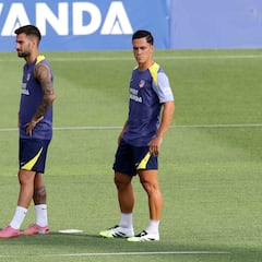 Raspadori ya se entrena con el Atlético