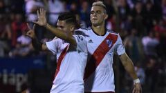 Juan Fernando Quintero celebra su primer gol del a&ntilde;o