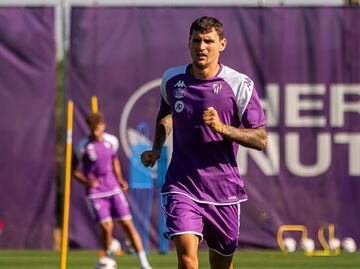 VALLADOLID. 21/08/23. PHOTOGENIC. ENTRENAMIENTO REAL VALLADOLID. JURIC