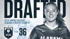 Celia Jim&eacute;nez ya es nueva jugadora de Seattle.