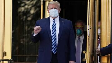 El presidente de los Estados Unidos, Donald Trump, rechazó que el debate sea virtual a pesar de haber dado positivo por coronavirus hace unos días.