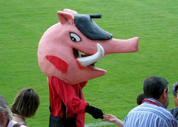 Mascota del Mirandés.