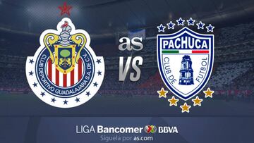 Chivas vs Pachuca en vivo online: Liga MX, jornada 8