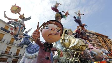La falla Convento Jerusalem en las Fallas de Valencia de 2016.