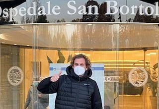 Pozzato abandona el hospital tras derrotar al coronavirus