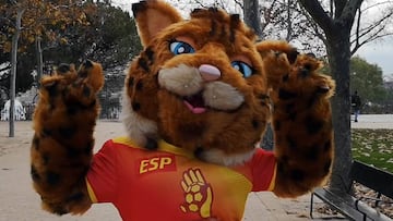 Imagen de la lince Lola, la mascota del Mundial de Balonmano Femenino de 2021 que se celebrará en España.