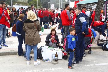 El ambiente previo de la final de Copa en las Fan Zones