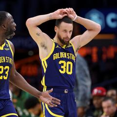 Así reaccionó Steph Curry tras la expulsión de Draymond Green en el Warriors vs Magic