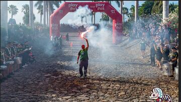 Alfredo López durante la Bestial Race Fuerteventura