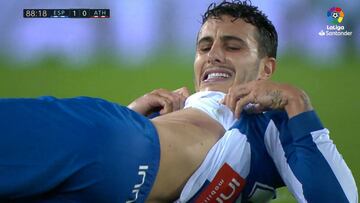 La entrada con los tacos de Raúl García que dejó así a Hermoso