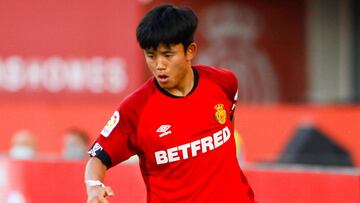 Kubo, en el partido ante el Celta.