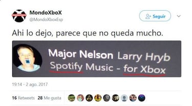 ¿Llegará la app de Spotify a Xbox One?