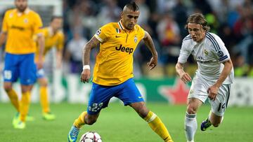 Así fueron las visitas de Arturo Vidal al Santiago Bernabéu