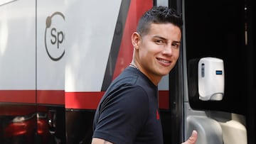 James Rodríguez viaja a Quito con Sao Paulo para Copa Sudamericana.