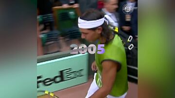 La primera persona que le dio un Roland Garros a Nadal en 2005: ídolo de Rafa y del Madrid... ¡y la gente no se acuerda!