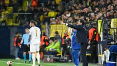 VILLARREAL (CASTELLÓN), 14/03/2024.- El entrenador del Villarreal, Marcelino García, en el encuentro de vuelta de octavos de final de Liga Europa entre Villarreal CF y Olympique de Marsella, este jueves en el estadio de la Cerámica, en Villarreal. EFE/ANDREU ESTEBAN
