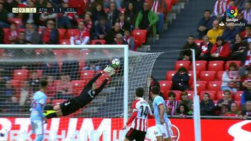 ¿La tapada de la Liga? Kepa impidió este gol a los 93'