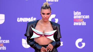 Lele Pons durante la alfombra roja de los Latin American Music Awards 2023.