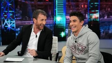 Marc M&aacute;rquez confiesa en El Hormiguero que cuando sale de fiesta le gusta estar hasta el final: &quot;Eso de salir a tomar algo y luego a casa, no&quot;.