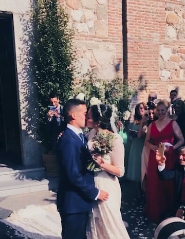 Lucas Vázquez and Macarena tie the knot in Las Rozas