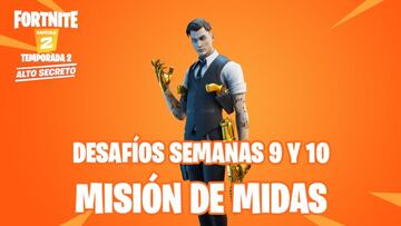 Fortnite Cap&iacute;tulo 2 - Temporada 2 | Desaf&iacute;os de Misi&oacute;n de Midas