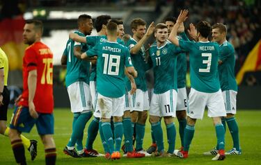 1-1. Thomas Müller celebró el gol del empate.