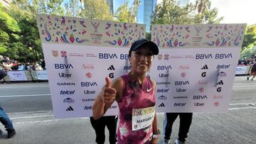 Margarita Hernández participó este domingo en la media maratón de la CDMX previo a París 2024