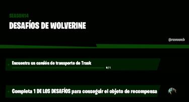 Fortnite Temporada 4: desafíos filtrados Semana 5 y Wolverine