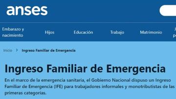 IFE Bono ANSES: cronograma de fechas y pagos del tercer aporte de 10.000