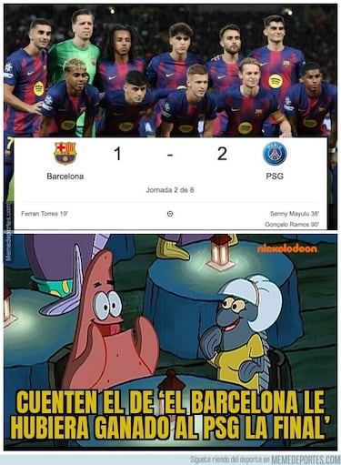 Los mejores memes de la jornada de Champions 